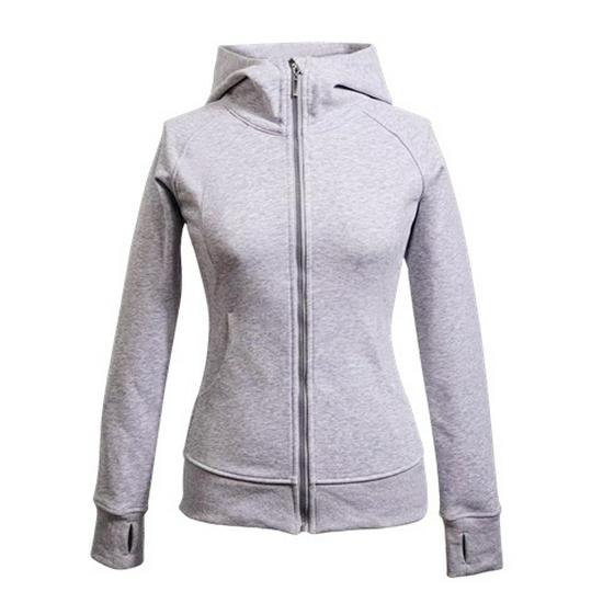 Женская приталенная куртка с капюшоном на молнии для осени/зимы 2024 - Хлопковый худи, подчеркивающий талию