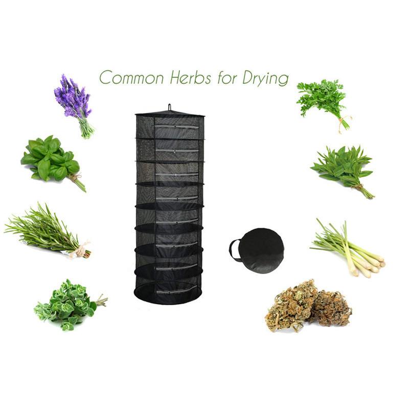 2/4/6/8 слоев многослойной сетки для сушки трав, подвесная корзина, складная сушилка, сетка для сушки трав, сетка, органайзер для цветочных бутонов и растений