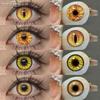 2 шт. контактные линзы Spirit Yellow Eye цветные контактные линзы вампира для Хэллоуина ежегодные контактные линзы для косплея
