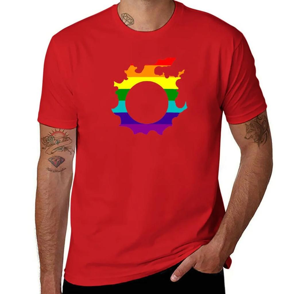Футболка FFXIV Pride футболки графическая футболка винтажная одежда в стиле аниме баскетбольные графические футболки мужская футболка для тренировок