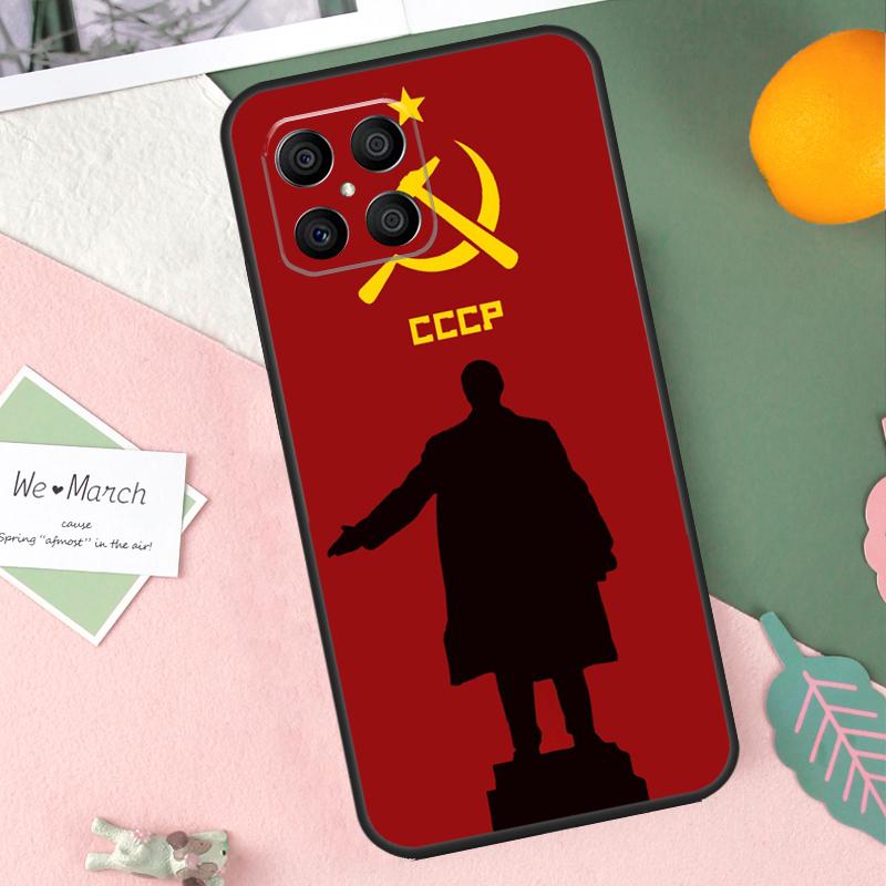 lenin Soviet Union flag Case For Honor X9b X8b X9a X8a X8 X9 X9c 50 70 90 Lite Honor 200 Pro Magic 7 5 6 Lite Cover