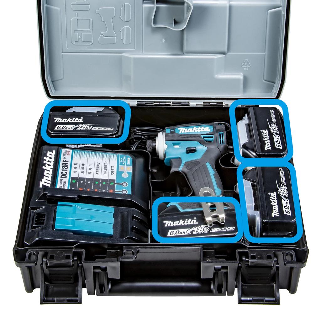 Аккумуляторный ударный гайковерт Makita 18 В продается отдельно TD172DZB (черный) Аккумулятор/Зарядное устройство/Чехол