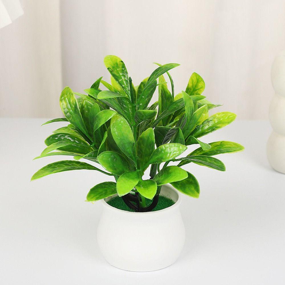 Зеленые реалистичные растения в горшках Алоэ Трава Искусственная трава Подарочные горшки Искусственные растения Бонсай