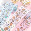70mm*2m Cute Cartoon Creative Decoration Adhesive Tape PET Die Cutting Tapes Handbook DIY Scrapbooking Collage Journal Stickers