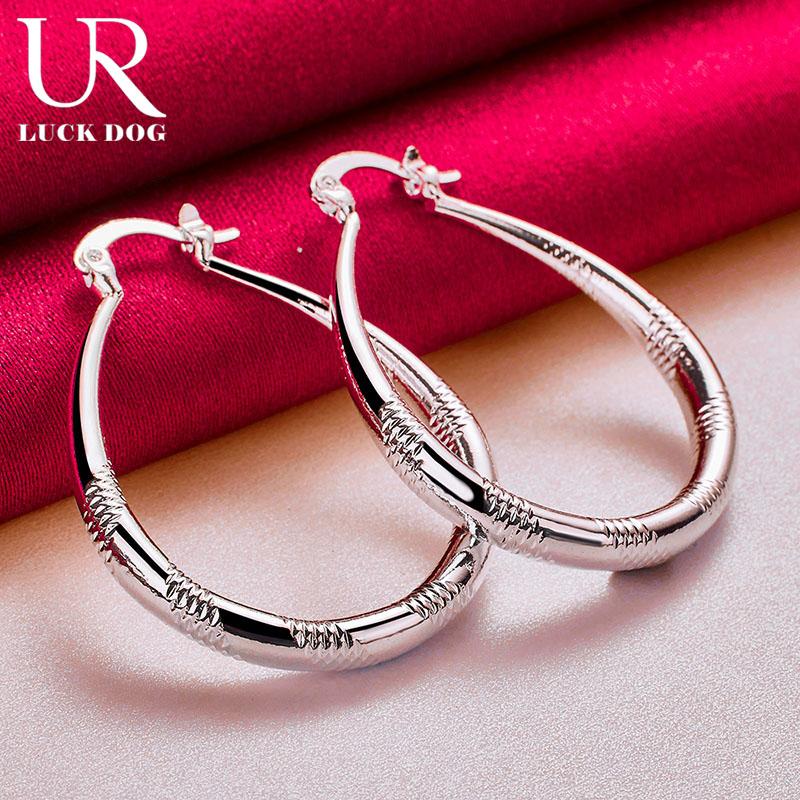 U-образные серьги для пирсинга из стерлингового серебра 925 пробы. Модные свадебные украшения.