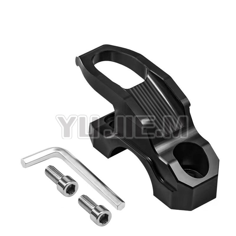 Aluminum Brake Master Cylinder Holder Clamp Bracket Bag Hook Helmet Hanger Accessories For HAOJUE UHR150 UHR125 UHR 50 UHR 125