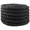Jute Rope 36 Black 100percent  Tossa Jute