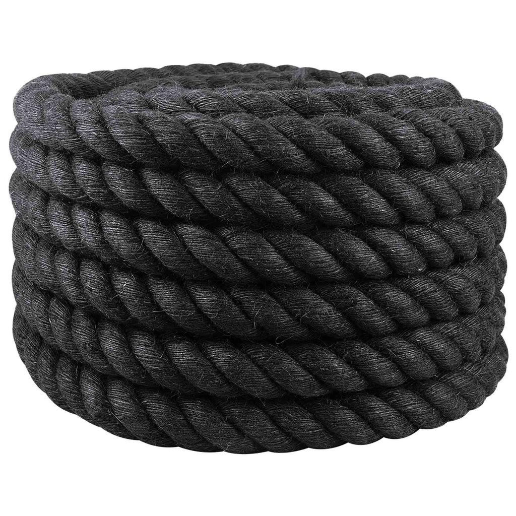 Jute Rope 36 Black 100percent  Tossa Jute