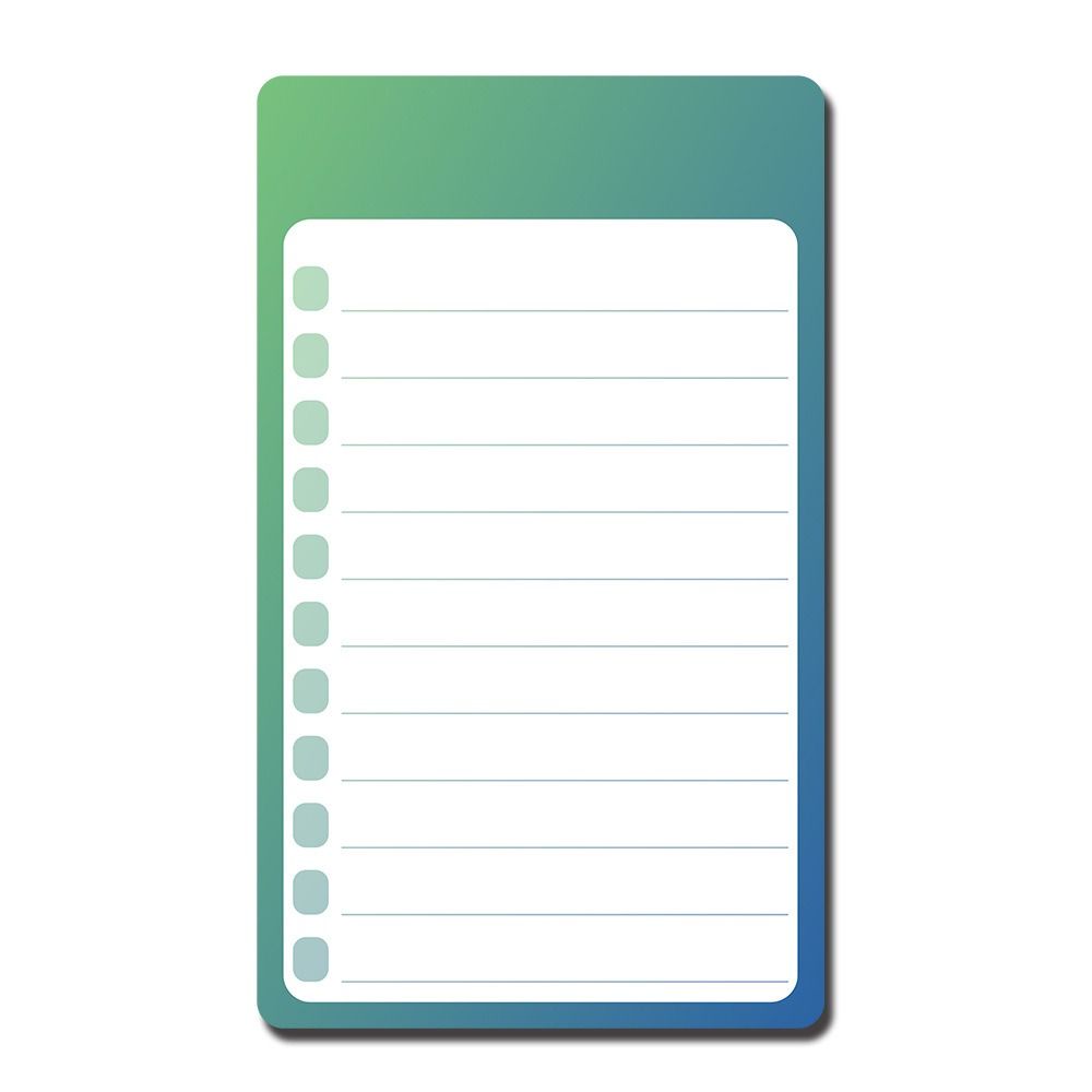 Ежедневник-планер на неделю Магнитный блокнот для холодильника Планер списка покупок Стикер-доска для сообщений Кухня