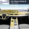 Прозрачная пленка из ТПУ для Chery Arrizo 8 2022-2024 Наклейка для защиты интерьера автомобиля Центральная консоль Навигатор Дверь Автомобильные аксессуары.
