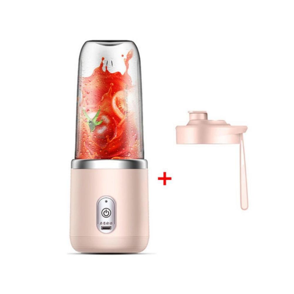 Портативная электрическая соковыжималка 400 мл, 6 лезвий, чашка для фруктового сока, USB перезаряжаемая автоматическая маленькая соковыжималка, блендер для смузи, кухонный комбайн