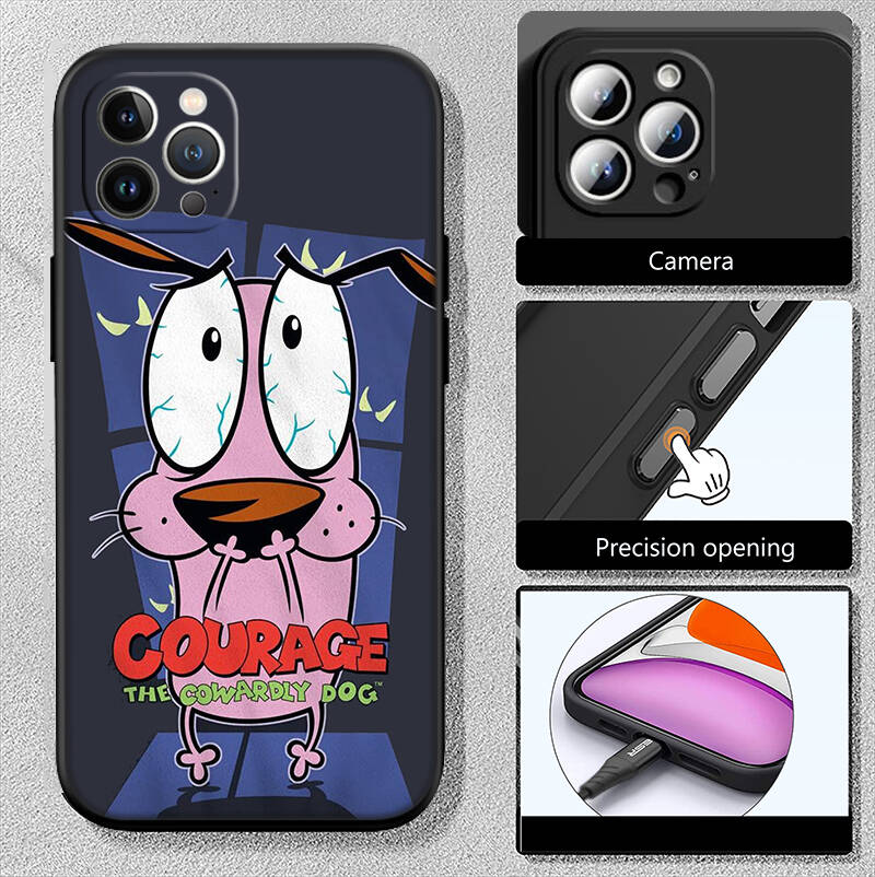 C-Courage C-Cowardly D-Dog Phone Case for Xiaomi Poco C40 C51 C50 C55 C65 C71 C75 C85 F8 F7 F6 F5 F3 F2 X7 X6 X4 X3 M7 M6 M5 M4 M3 M2 Pro