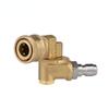 For Pressure Washer Spray Nozzle Cleaning Hard To Reach Areas Quick Connecting 360 Degree Pivoting Coupler Cleaning