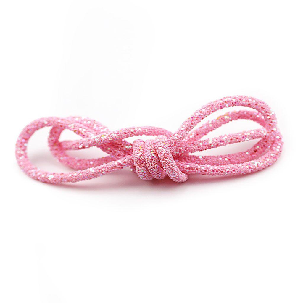 Shiny Garment Material Soft Colorful Glitter Rope Strings Hat Decor Resin Sequin Rope Sandal DIY
