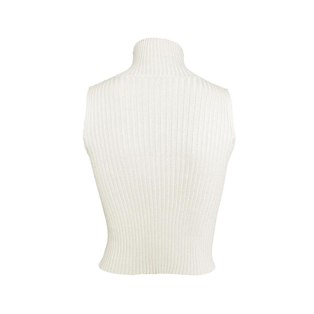 Женский летний вязаный короткий топ без рукавов, водолазка для клубной вечеринки, элегантный сексуальный топ с вырезами