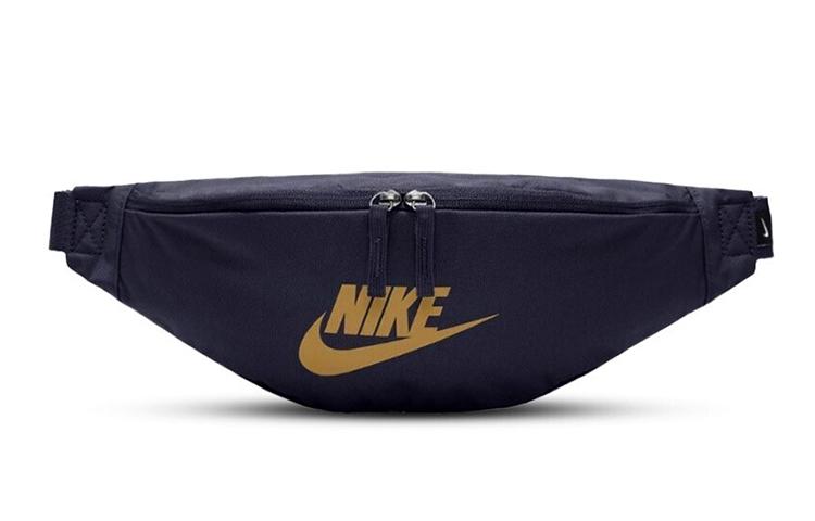 Nike Полиэстеровая поясная сумка Regular Унисекс Морской синий BA5750-452