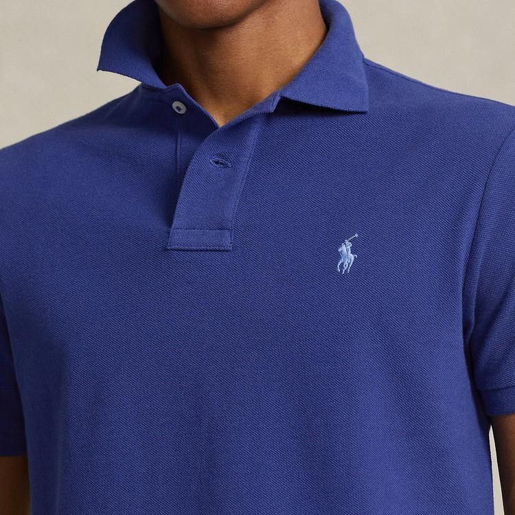 Polo Ralph Lauren SS24 Slim Fit Рубашка поло с коротким рукавом Мужские топы Синий MNPOKNI1N822755-400