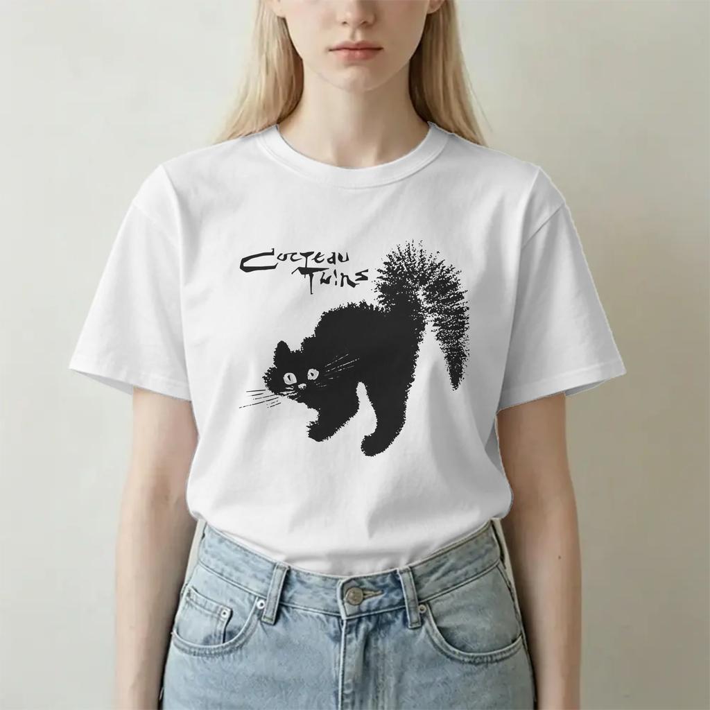 Unisex Unisexs Cocteau Twins Cats T Shirts 100 Cotton Clothes Humorous Short Sleeve Crewneck Tees Plus Size Tshirt