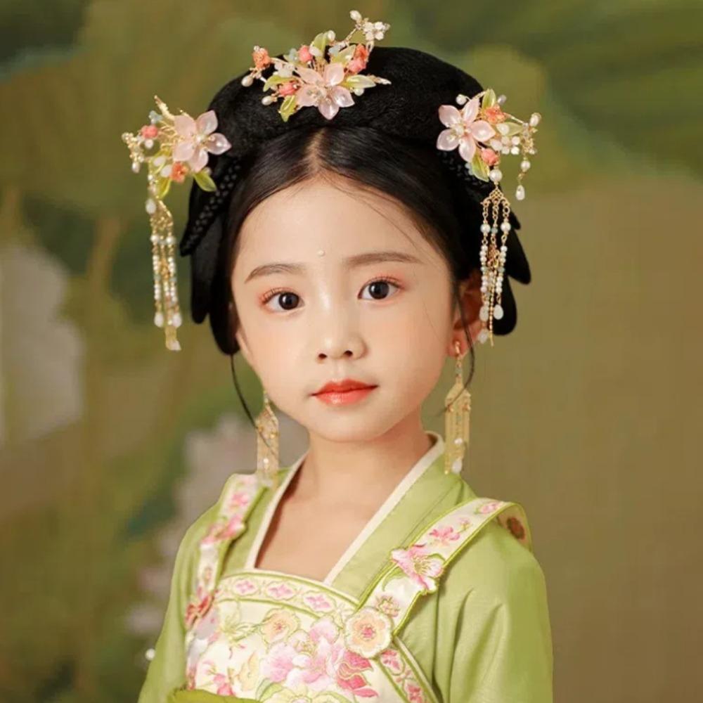 Chinese Style Ancient Hair Stick Sets Tassel Earrings Hairpin Set Bridal Headwear  Cheongsam