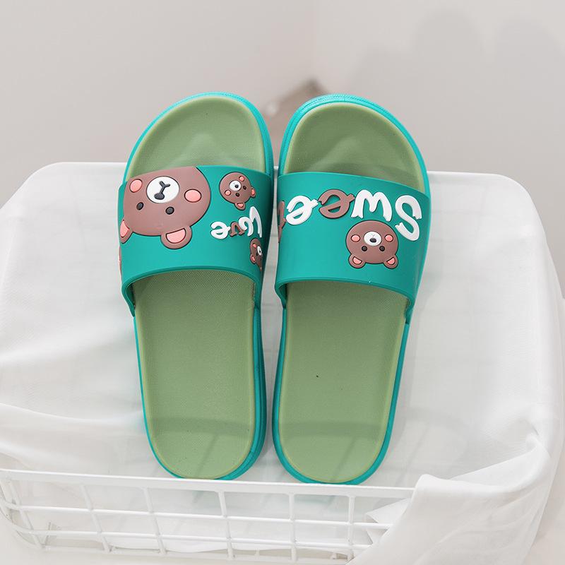 Крутые тапочки для женщин, летняя одежда для улицы, дома, дома, мультфильм, милая ванная комната, износостойкие, крутые тапочки, новая обувь 2025 года