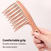 Double Row Large Toothed Comb Wide Toothed Comb Curved Comb Fluffy Comb Hairdressing Comb For Comb Long And Curly Hair