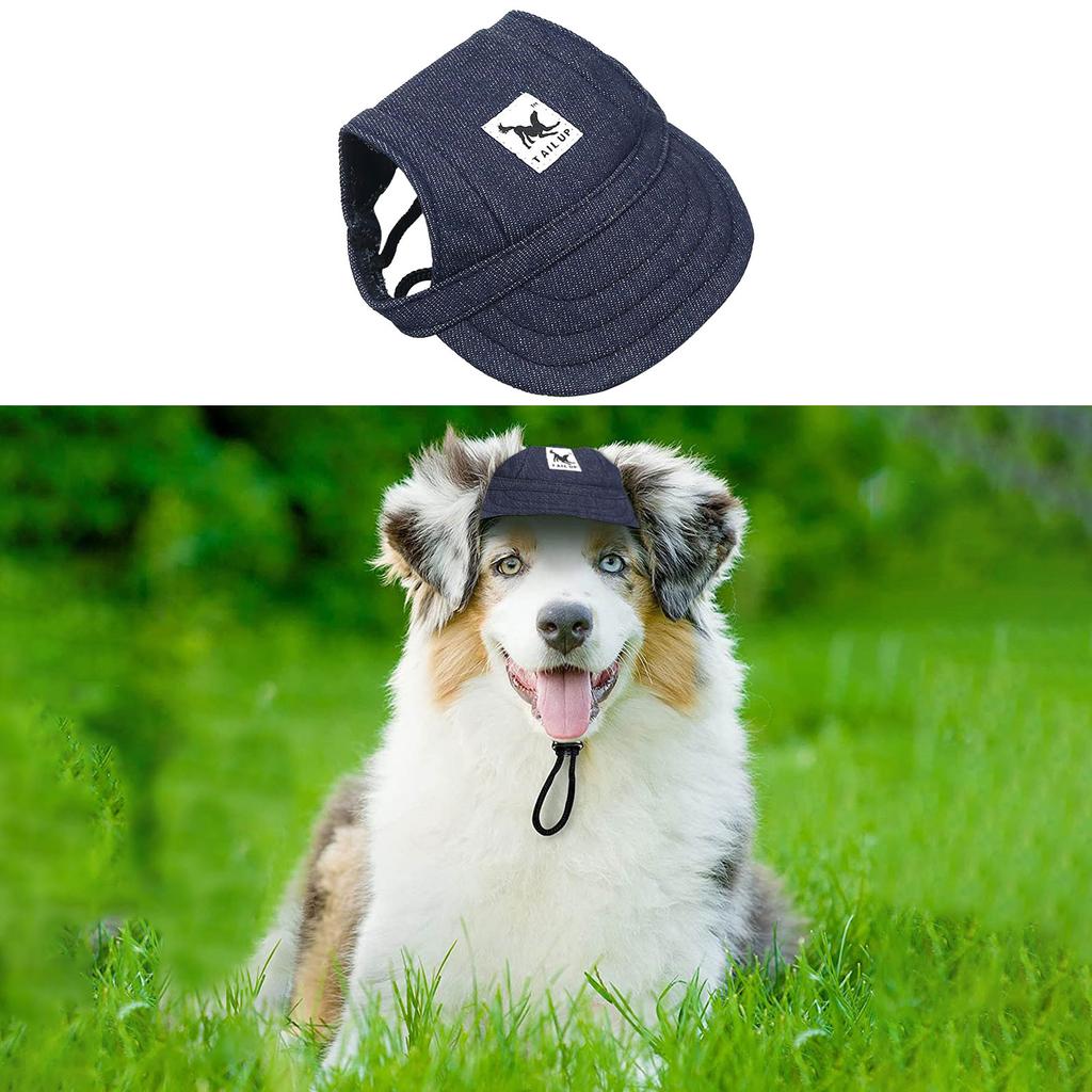 Летняя парусиновая кепка для маленьких домашних животных, бейсбольная шляпа с козырьком для собак, кепка для щенка на открытом воздухе, кепка для домашних животных
