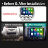 Left Hand Drive Car Video Player For Honda Fit Jazz City 2002 2003 2004 2005 2006 2007 GPS Navi Bluetooth Autoradio Accessories