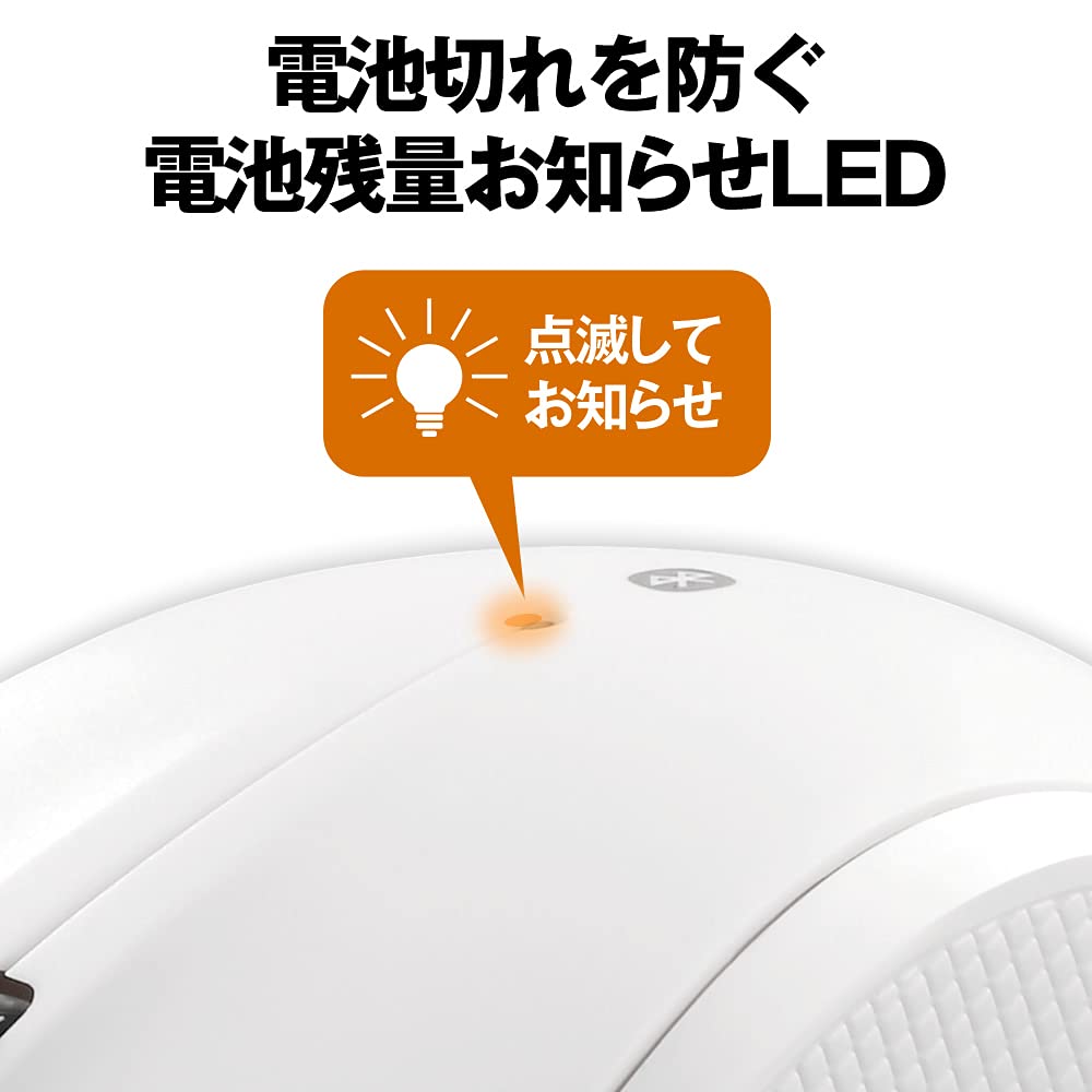 Мышь Buffalo Bluetooth IR LED с 3 кнопками, белая, совместимая с Длительный срок службы батареи до 490 дней Легкая BSMRB055WH