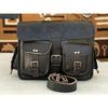 Leather Vintage Messenger Shoulder Laptop Briefcase Bag (Men and Women Bags)