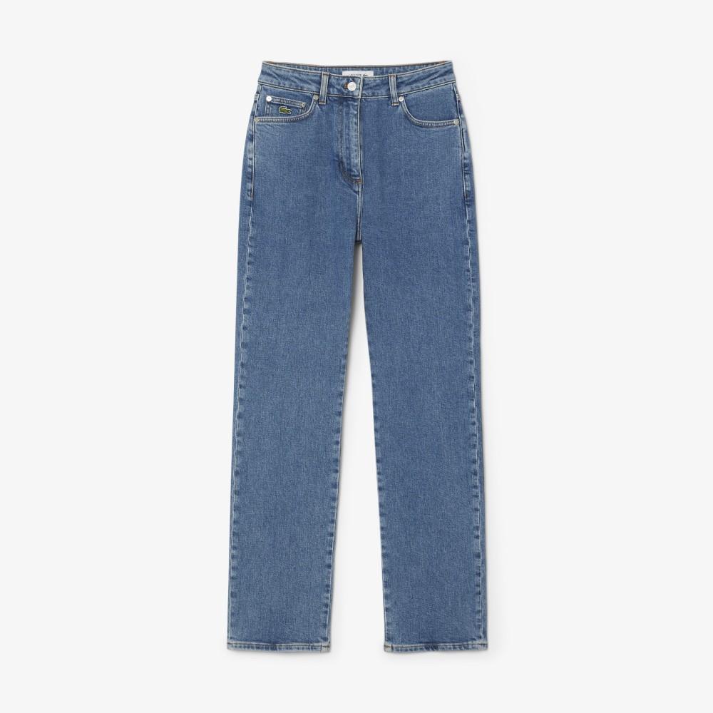 [Lacoste] Women's Straight Denim Pants HF6800-56G36L