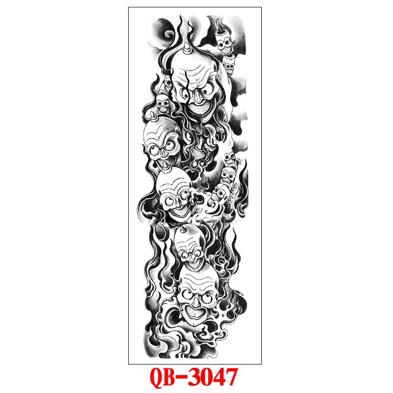 Full Arm Tattoo Sticker Full Arm, Full Arm Big Picture Tattoo Sticker, Flower Arm Tattoo Sticker Tattoo