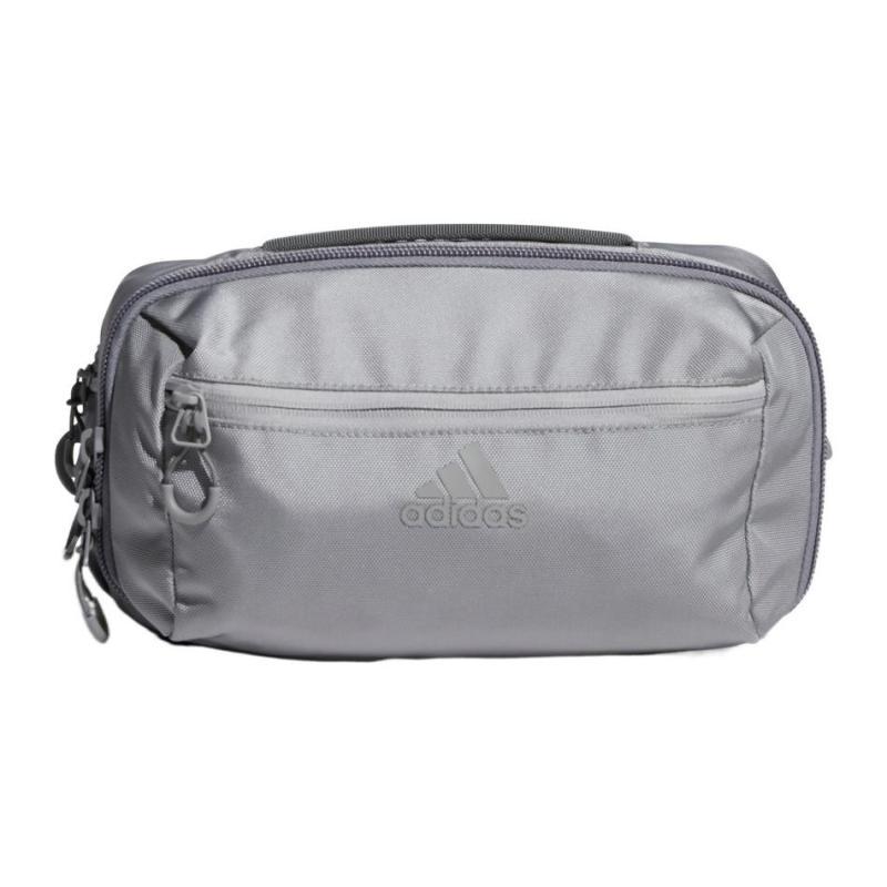 adidas Нейлоновая ткань Наплечная сумка Сумка через плечо Поясная сумка Обычная Унисекс Серебристо-серая Adidas GL8568