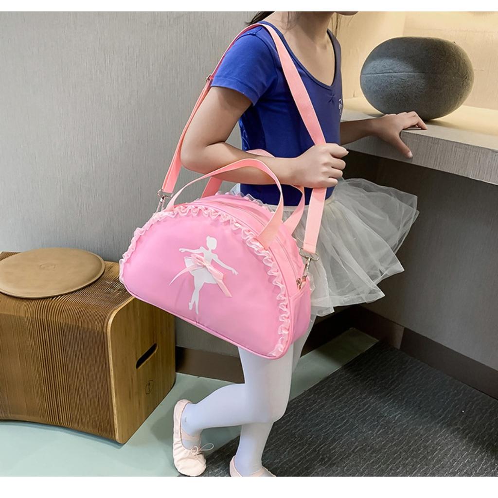 Ballet Dance Bags Lace Handbag Waterproof Princess Bag Women Girls Ballet Dance Girls Dance Backpack Ballet Bag Handbag