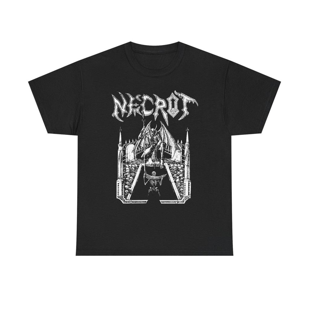 Necrot Death Metal Shirt Old School OSDM Underground Heavy Metal Graphic Tee Band Inspired Unisex