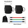 3 Pieces Ankle Resistance Bands Weights Fitness Band Set Exercise with Cuffs Leg And