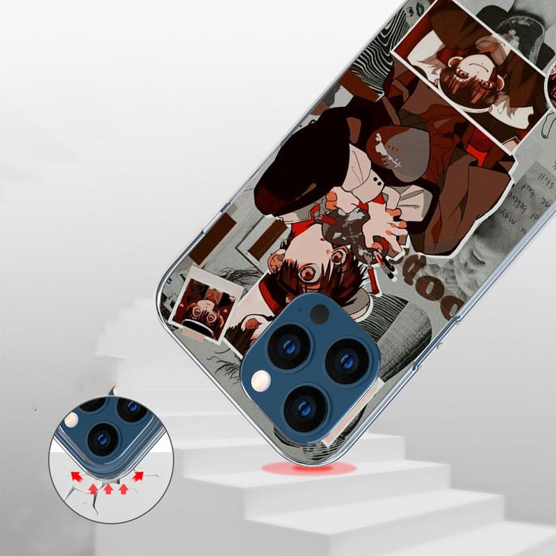 Чехол для телефона с принтом аниме Туалетный мальчик Ханако-кун для iPhone 17 Air 16 Pro Max 16E 15 + 14 Plus 11 12 13 Mini 7 8 SE Подарок Забавная обложка