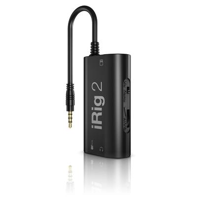 Японский дистрибьютор IK Multimedia iRig 2 интерфейс для iOS [Авторизованный продукт] (гитарные/басовые устройства) ИКМ-ОТ-000042c