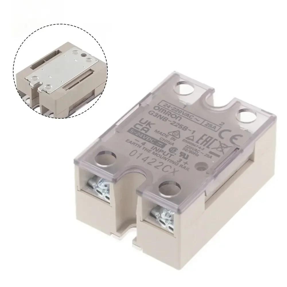 Industrial Solid State Relay G3NB225B1524VDC 25A Max Load for Heaters Motors and Solenoid Valves with DC24V Input
