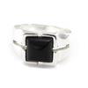 Серебряное кольцо 'Jet Black Goddess'