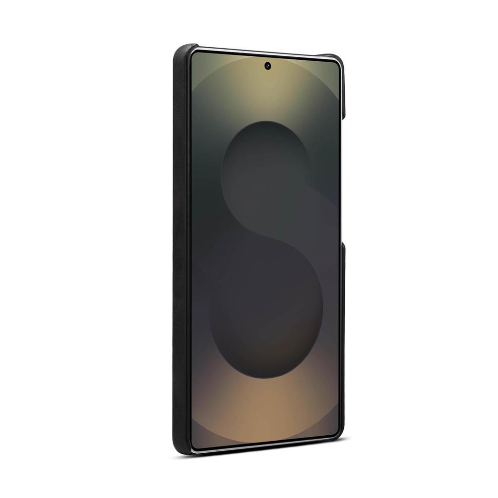 Ретро-чехол из кожи для телефона Samsung S25 Ultra с невидимой магнитной застежкой и ударопрочным жестким корпусом