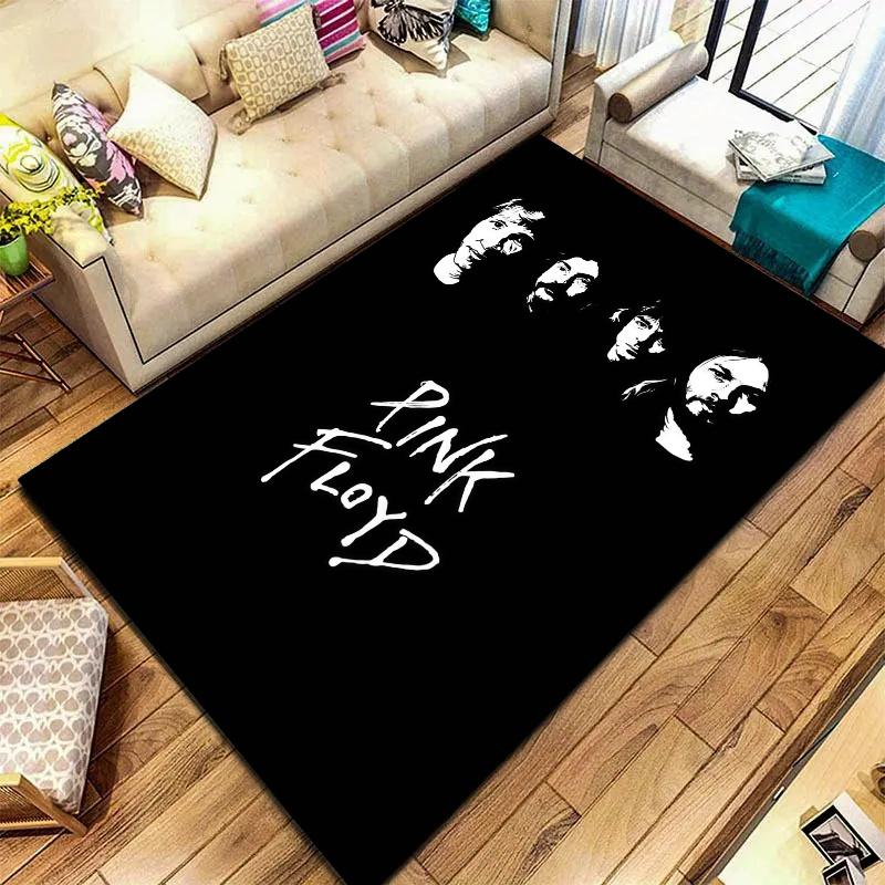 Pink Floyd Carpet Rug for Living Room Bedroom Home Sofa Decoration,Kids play Nonslip Floor Mat