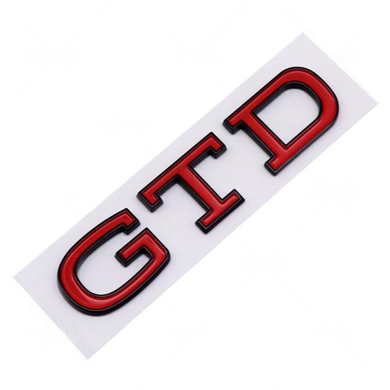 1 шт. 3D ABS Наклейка на заднюю дверь автомобиля Логотип GTD Буквенный значок Наклейки для Golf 4 5 6 7 MK4 MK5 MK6 MK7 Эмблема Аксессуары