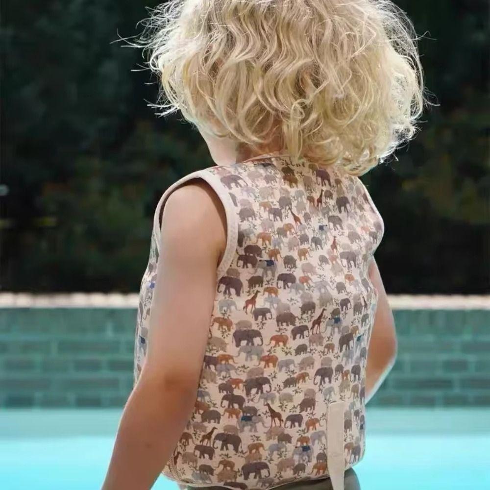 Adjustable Child Buoyancy Vest Not Falling Off Inflation-Free Swimming Vest  Child