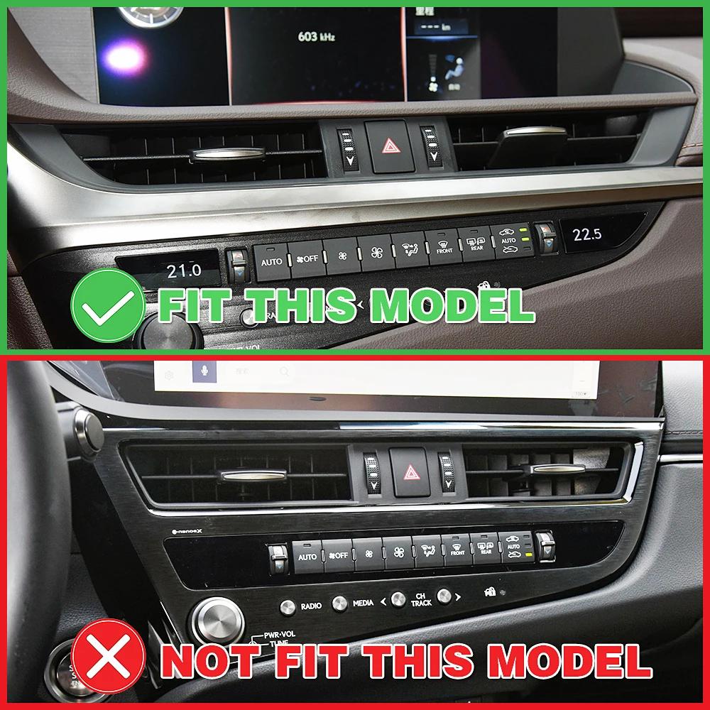Для Lexus ES ES200 ES250 ES300 ES350 2018 2020 Автомобиль Центральная консоль Центр кондиционера воздуха Выходная вентиляционная крышка Отделка Ремонтная рамка