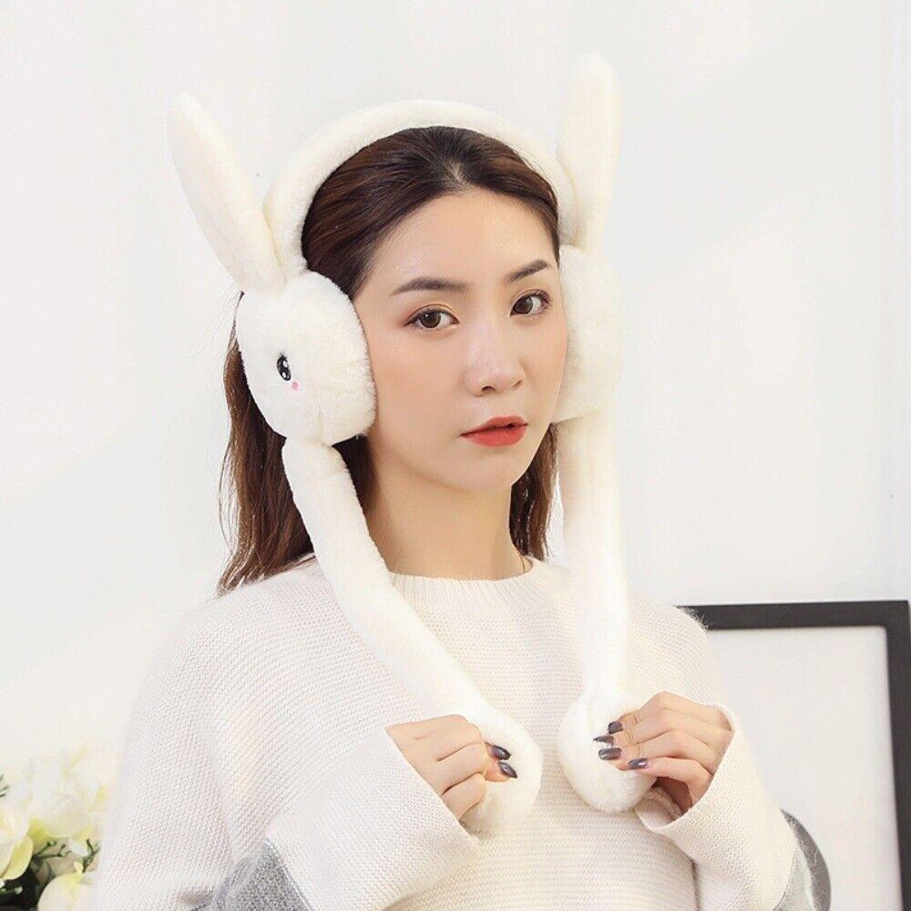 Шапки Moving Rabbit Eararmuffs Ear Protection Ear Warmers Winter Plush Ear Muffs