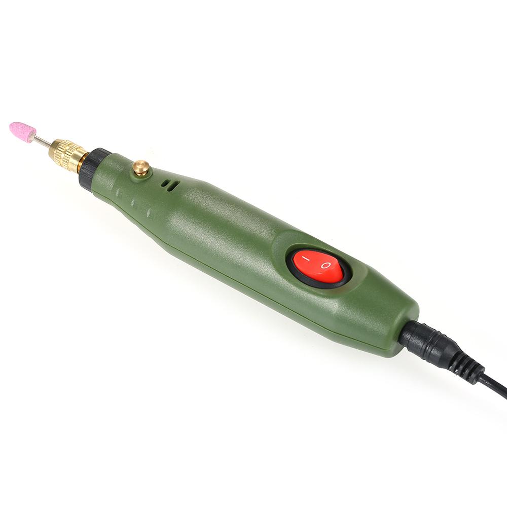 DC12V Multi functional Mini Electric Grinder Set Electric Drill Grinding Rotary Tool Kit for Milling Polishing Engraving