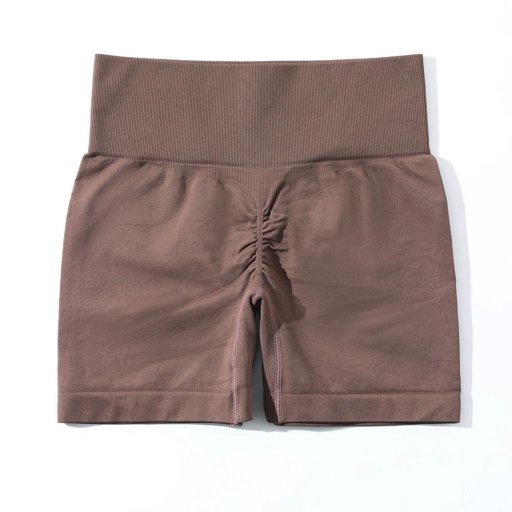 Бесшовный костюм для йоги: Женский спортивный комплект с красивой спиной и йоговскими брюками с высокой талией, подтягивающими бедра, в европейско-американском стиле