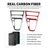 For Ford Focus SE RS ST Ecoboost 2015 2016 2017 2018 Real Soft Carbon Fiber Sticker LHD RHD Car Central Control Gear Shift Panel