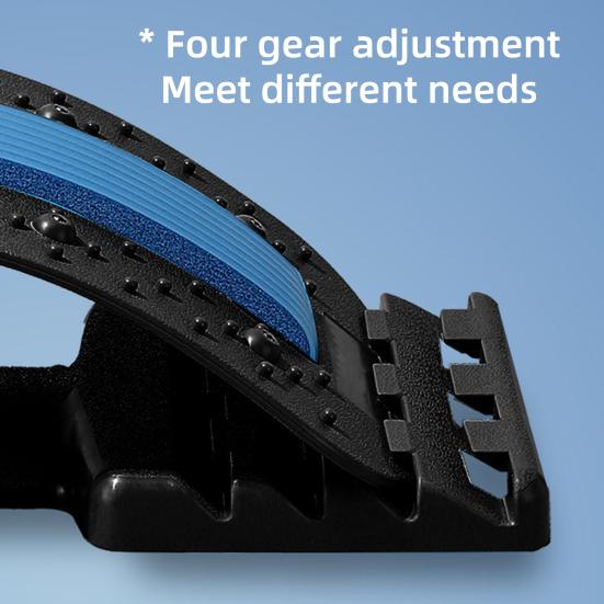 Растяжитель для поясницы, регулируемый массажер для шейного отдела позвоночника, поясницы, шеи, облегчение боли, подушка, растяжка для поясницы, растяжка для спины