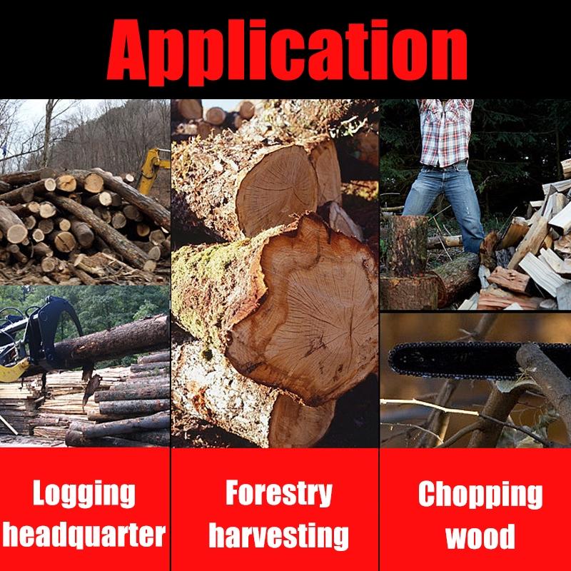 20-дюймовая 5000 Вт Профессиональная бензопила Шина Бензиновая бензопила 62 куб.см Двигатель Двухтактная цепная пила для деревообработки